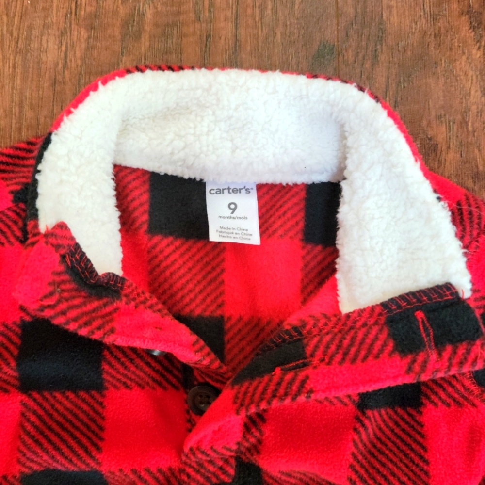 Carter's boys 9 months fleece pullover